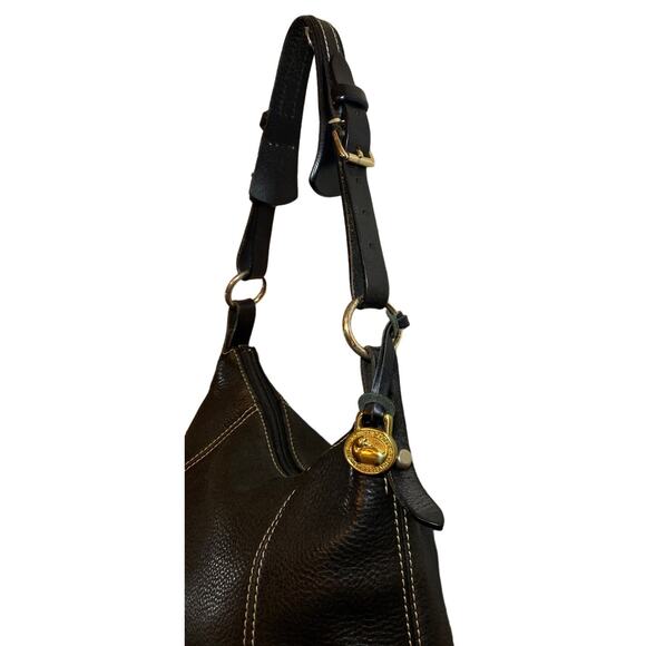 Dooney & Bourke Satchel Handle Brown Soft Pebble Leather - Picture 4 of 9